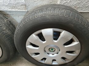 Letná sada 195/65 r15 na originál diskoch Škoda/VW 5x100 - 4