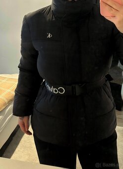 CALVIN KLEIN dámska puffer bunda s opaskom S - 4