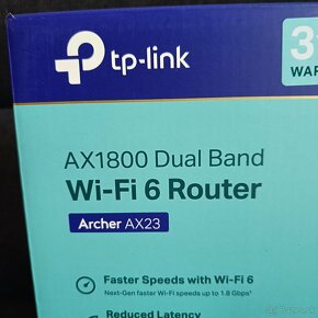 Predám úplne nový Wifi router tp-link AX 1800 - 4