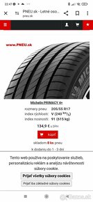 Letne pneumatiky Michelin 205/55 R17 - 4