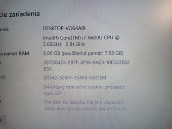 predám notebook HP ELITEBOOK 840 G3 ,WINDOWS 10 ,bez baterky - 4