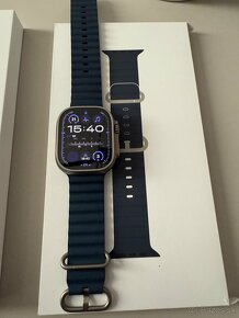 Apple watch ultra 2 titanium blue oceán band - 4