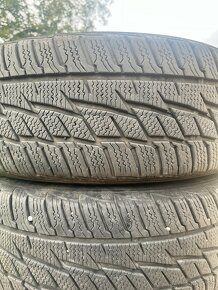 Zimné pneu 205/55r16 + plechové disky - 4