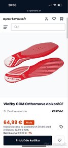 Vložky do Korcul CCM Orthomove - 4