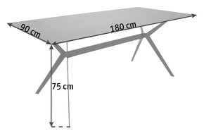 Jedálenský stôl 180/90/75 - 4
