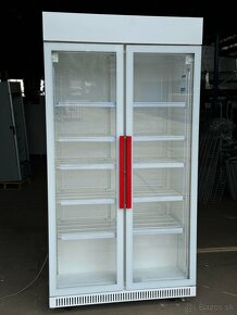 Prosklená chladicí lednice 117x63,5x226cm - 4