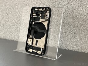 Originál housing na iPhone 12 - black, čierny - 4