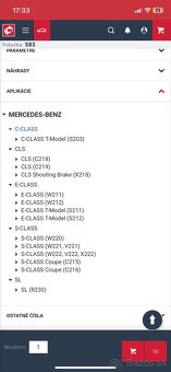 Predám zadné brzdové doštičky Mercedes Benz - 4