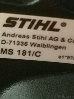 Stihl ms 181/C motorova pila - 4