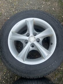 5x112 r15 elektróny VW + zimne pneu 195/65 r15 Semperit - 4