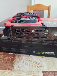 Predám MSI Geforce GTX 1070 Gaming x  8gb - 4