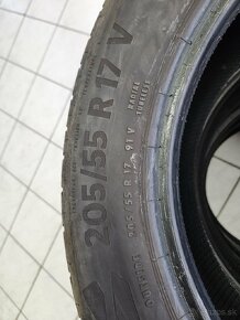 Predám letnú sadu 205/55 R17 Continental - 4