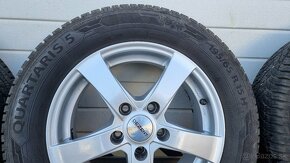 Elektróny 5x112 R15 / zánovné celoročné Barum 195/65 R15 - 4