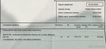 Predám SENA SMH5-FM, DUAL, v záruke - 4