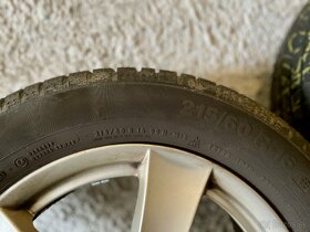 ❇️ 5x112 R16 ALU DISKY 215/60 ZIMNÉ PNEU VW,ŠKODA,AUDI,SEAT - 4