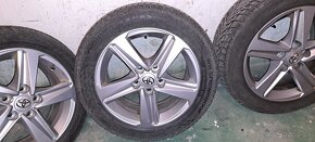 Hliníkové disky 16" Toyota+zimné pneumatiky Nokian - 4