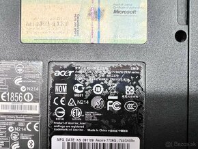 Predám pokazený notebook na náhradné diely zn.Acer 7736 - 4