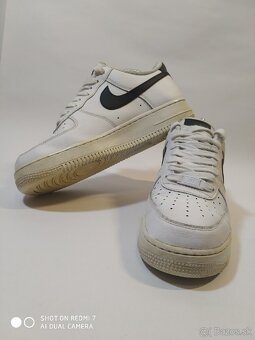 Nike air force 1 biela čierna - 4