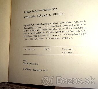 Predám klavírnu školu z roku 1987 a nauku o hudbe 1977 - 4