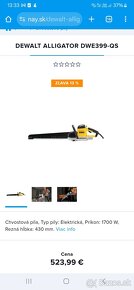 Chvostová píla Dewalt Alligator DWE399-QS - 4