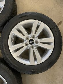 hliníkové disky kia r17, zimné pneumatiky 225/55r17 - 4