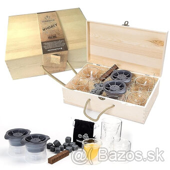 Whisky set v drevenom boxe - 4