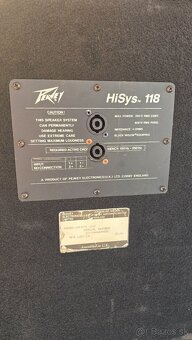 Peavey HiSys 4XT a Sub HiSys 118 - 4