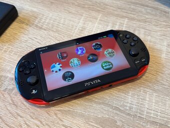 Playstation Vita Red Black edícia - Pekný stav - 4