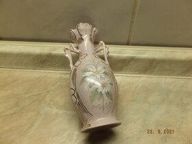 Růžový porcelán orig. H&C, vázička. - 4