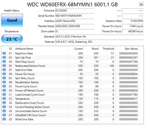 3,5" HDD WD RED 3 / 6 / 8TB - 4