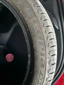 Predám 4 pneu 205/45R17 Bridgestone Ecopia 4-5m - 4