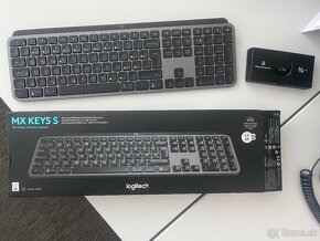 Predám novú klávesnicu Logitech MX Keys S Graphite - 4