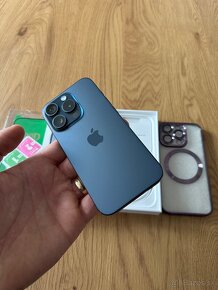 iPhone 15 Pro 128 gb Blue Titanium v záruke - 4