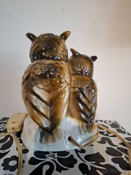 Predám starú porcelánovú lampu sovy 26 € - 4