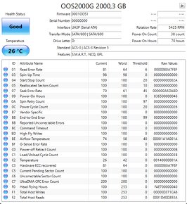 3,5" HDD WD / Seagate / Water Panter 2TB - 4