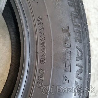 Letné pneumatiky 215/65 R16 BRIDGESTONE DOT1821 - 4