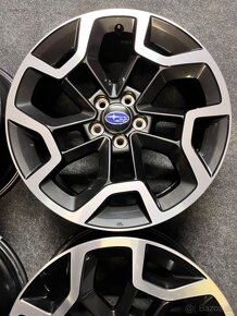 5x100 R17 ORIGINÁL alu disky Subaru XV Crosstrek - TOP STAV - 4