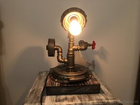 Industriálna lampa - steampunk - 4