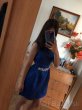 Nové modré šaty-S - 4