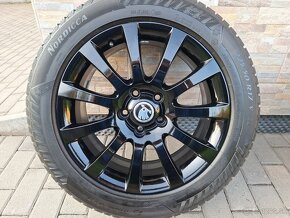 5x112 R17 originál Škoda pneu 225/50 R17 Matador zimne - 4