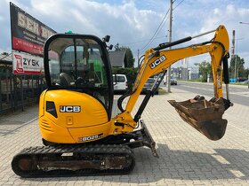 Minibager minirypadlo JCB 8025 ZTS,  3 lizice, rychloupinak - 4