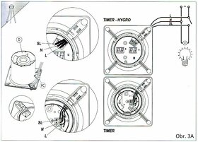 Ventilátor CATA E-100 GTH - 4