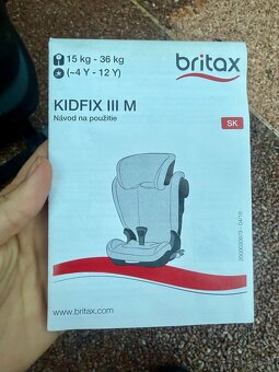 Autosedačka Britax Kidfix III M Cosmos Black - 4