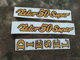 Zetor 50 Super nalepky - 4