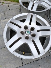 5x100 R15 Skoda alu disky - 4