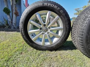 5x112 R16 VW Merano originál alu kolesá s pneu - 4