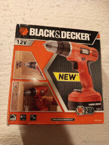 AKU vŕtačka (uťahovačka) Black & Decker 12V - 4