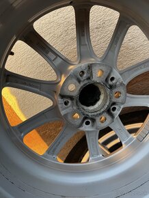 5x112 R17 IS27 ET27 7,5J  + 225/55 R17 Continental zimné - 4