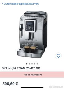 Kávovar Delonghi Ecam 23.420 sb - 4