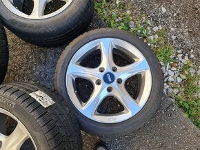 R18" zimní 5x130 9jx18 et43 pneu 265/45 r18 a 235/ - 4